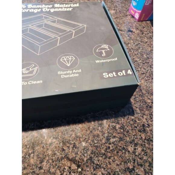 Bamboo Ziplock Storage Bag Storage Holder & Organizer Bamboo Wood kitchen decor - Picture 4 of 12